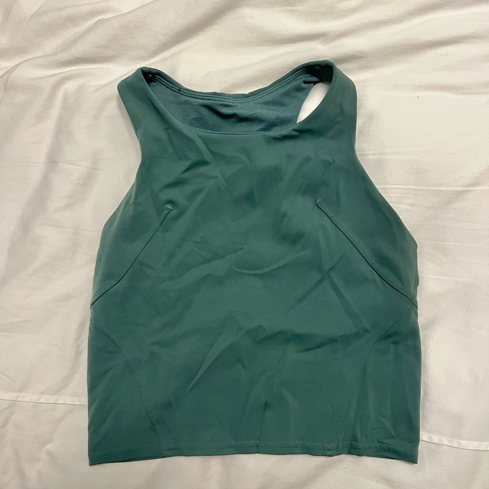 Women's Sleeveless Green Top